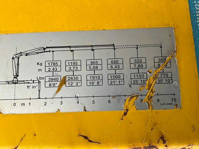 2010 hyva crane hb50 e2 autolaadkraan - afbeelding 7 van  15