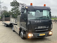2010 iveco eurocargo ml80e22 vrachtwagen met veldhuizen p31-7a oplegger 16 ton - afbeelding 2 van  64