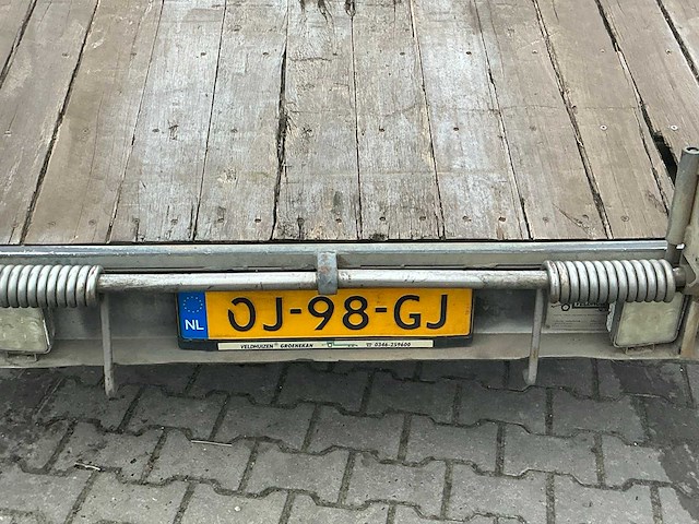 2010 iveco eurocargo ml80e22 vrachtwagen met veldhuizen p31-7a oplegger 16 ton - afbeelding 16 van  64