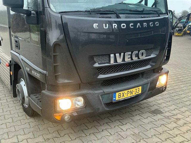 2010 iveco eurocargo ml80e22 vrachtwagen met veldhuizen p31-7a oplegger 16 ton - afbeelding 20 van  64