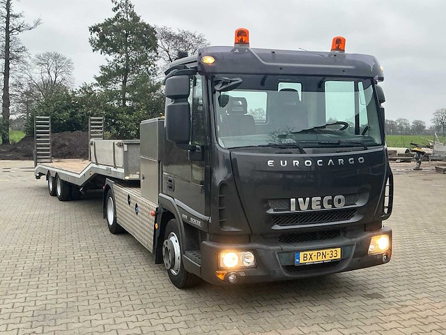 2010 iveco eurocargo ml80e22 vrachtwagen met veldhuizen p31-7a oplegger 16 ton - afbeelding 56 van  64
