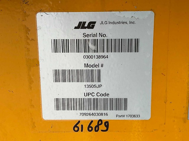 2010 jlg ultra boom 1350 sjp hoogwerker - afbeelding 6 van  15