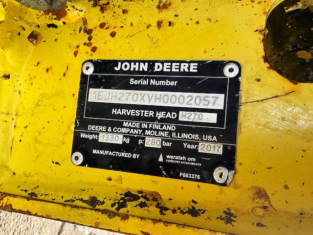 2010 john deere 1470e eco3 harvester - afbeelding 26 van  51