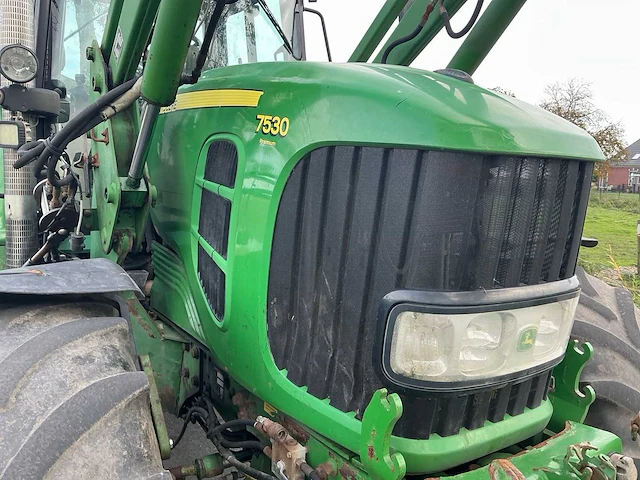 2010 john deere 7530 premium vierwielaangedreven landbouwtractor - afbeelding 6 van  16
