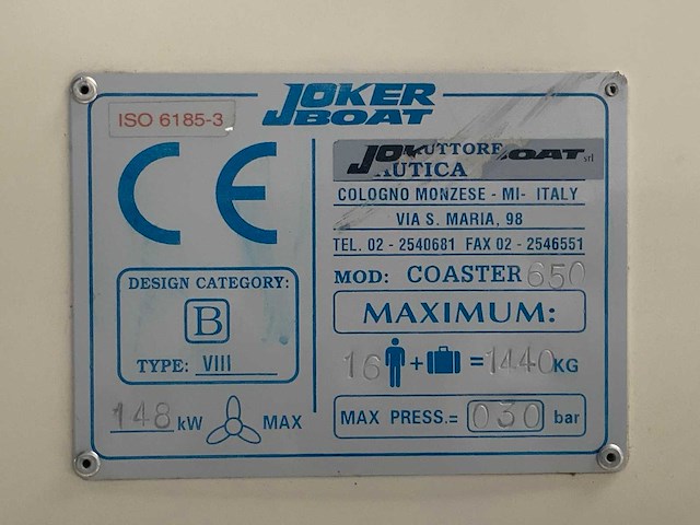 2010 joker coaster 650 console rib boot met yamaha buitenboordmotor. - afbeelding 3 van  37