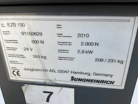 2010 jungheinrich ezs130 trekker - afbeelding 3 van  11