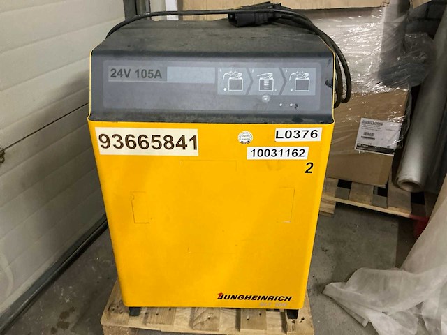 2010 jungheinrich slt 100 jh acculader - afbeelding 2 van  4