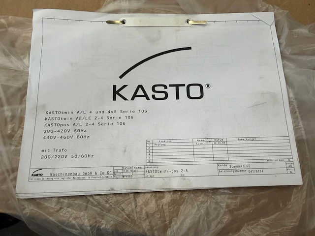 2010 kasto twin ae 4 bandzaagmachine - afbeelding 53 van  59