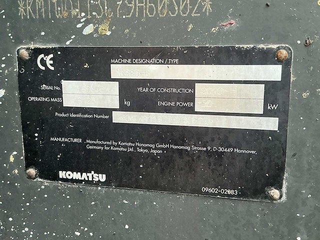 2010 komatsu wa80-s shovel / wiellader - afbeelding 33 van  35