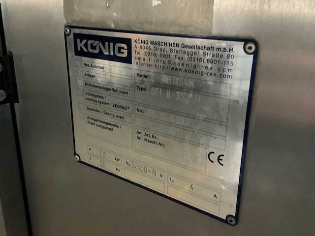 2010 könig artisan sfi ii 350 m kleinbroodlijn - afbeelding 36 van  42