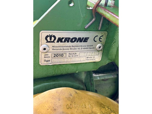 2010 krone easy cut 320 cv 0 schijvenmaaier - afbeelding 7 van  7