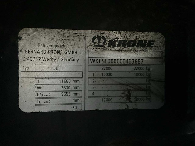 2010 krone se koeltrailer - afbeelding 11 van  22