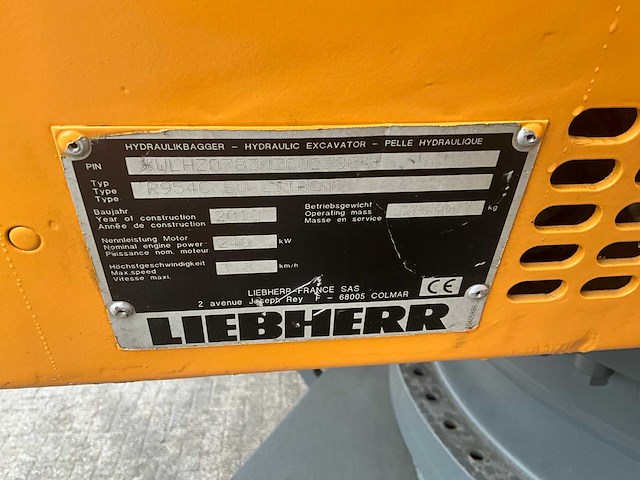2010 liebherr r954c ew litroncic op- en overslagkraan - afbeelding 24 van  48