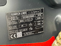 2010 linde e 16 evo vorkheftruck - afbeelding 15 van  22