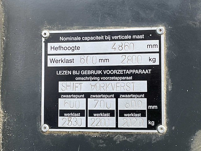 2010 linde e30-03/600 vorkheftruck - afbeelding 11 van  25