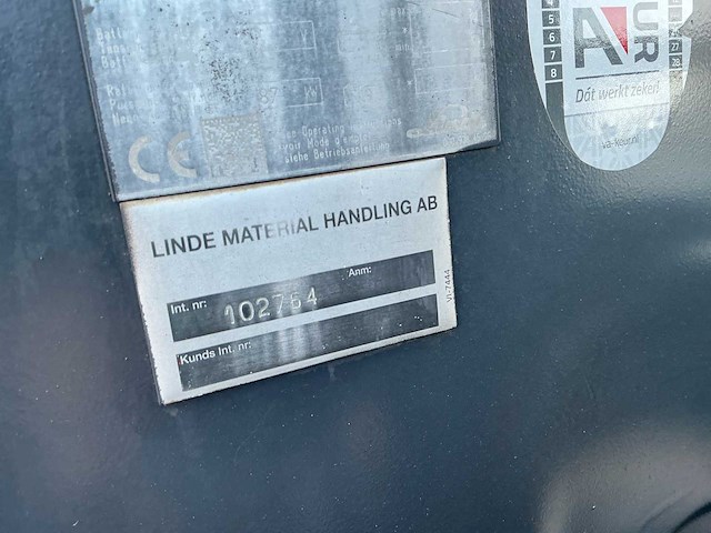 2010 linde h80d-01/900 vorkheftruck - afbeelding 25 van  37