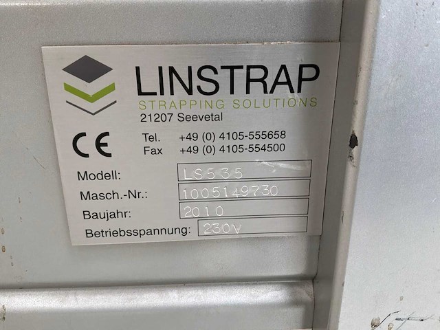 2010 linstrap ls535 omsnoeringsmachine - afbeelding 4 van  4