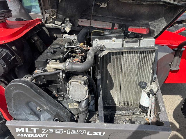 2010 manitou mlt 735-120 isu powershift verreiker - afbeelding 9 van  14