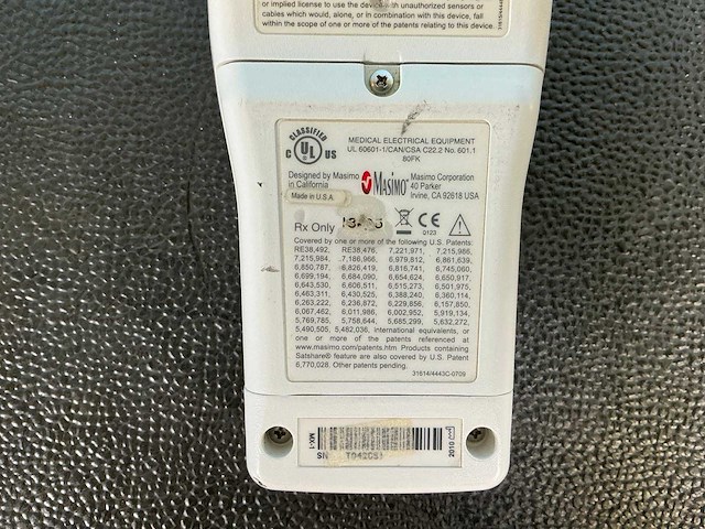 2010 masimo radical 7 oximeter - afbeelding 2 van  2