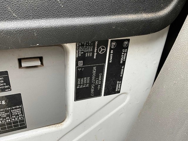 2010 mercedes-benz 519cdi sprinter bedrijfswagen - afbeelding 36 van  41