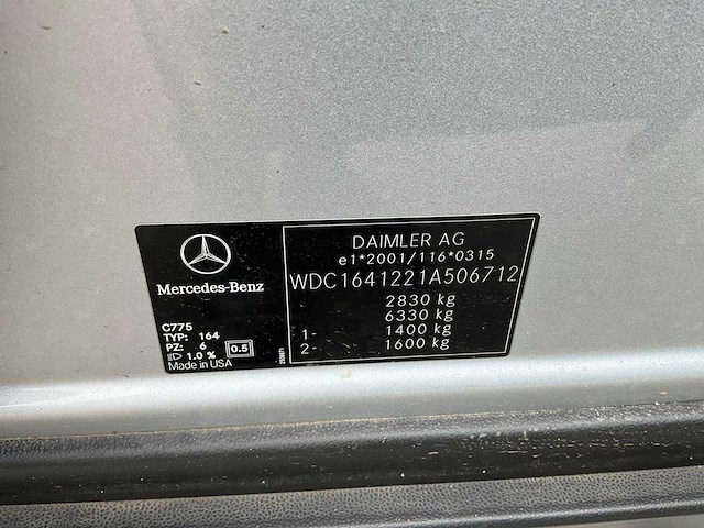 2010 mercedes-benz ml320 cdi bedrijfswagen vnf-97-k - afbeelding 25 van  30
