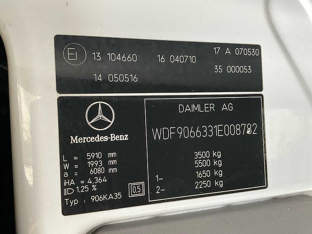 2010 mercedes-benz sprinter 309 2.2 cdi 366 hddc camper - afbeelding 59 van  62