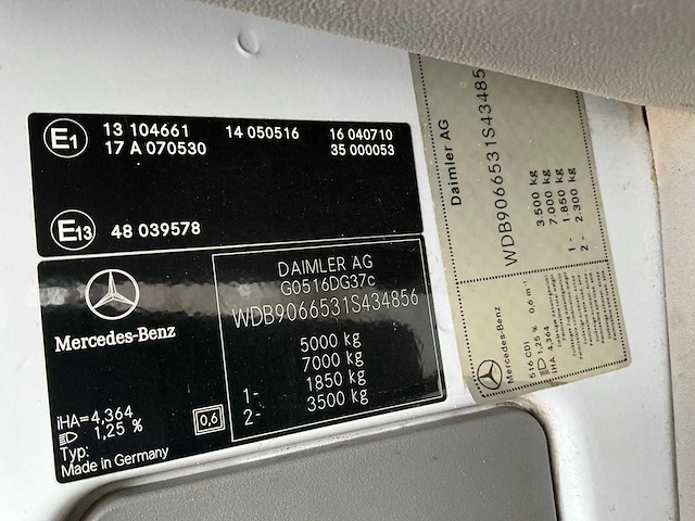2010 mercedes-benz sprinter 516 cdi bedrijfswagen - afbeelding 22 van  29
