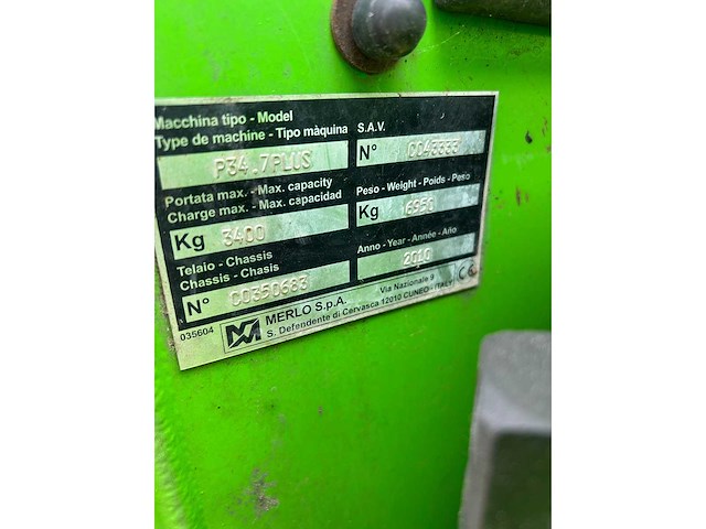 2010 merlo p.34.7 plus verreiker - afbeelding 17 van  24