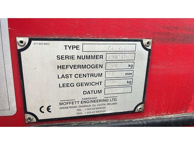 2010 moffett m4 20.3 meeneemheftruck - afbeelding 5 van  7