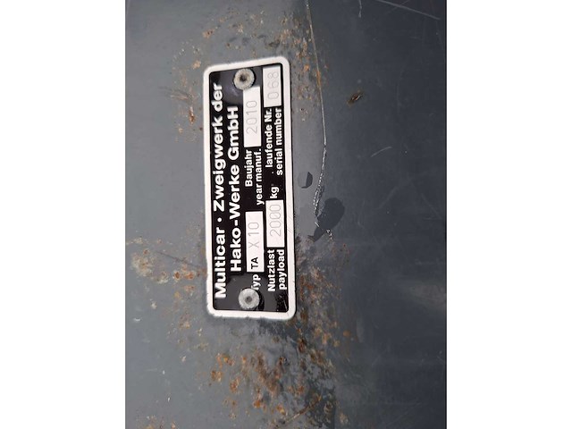 2010 multicar tremo tax10 bedrijfswagen - afbeelding 13 van  27