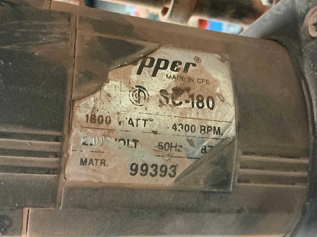 2010 norton clipper sc-180 muursleuvenzaag - afbeelding 3 van  3