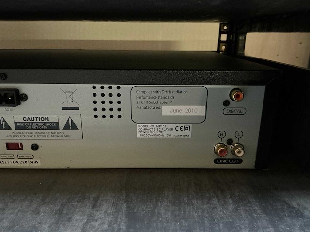 2010 numark mp102 dj cd-speler - afbeelding 4 van  4