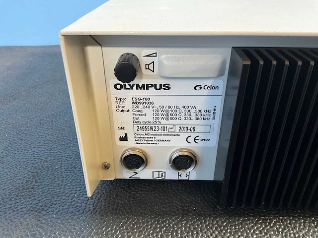 2010 olympus esg-100 elektrochirurgische hf-generator (2x) - afbeelding 5 van  5