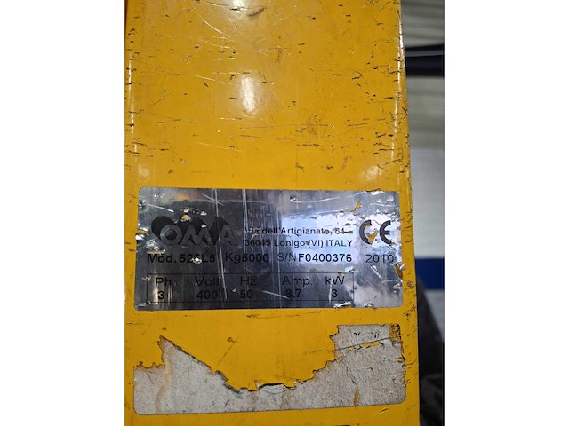 2010 o.m.a. hefbrug 5ton - afbeelding 3 van  8