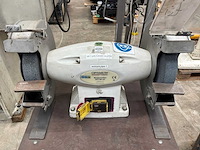 2010 optimum opti sm 250 werkbankslijpmachine - afbeelding 5 van  7