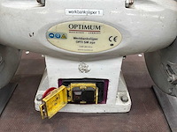 2010 optimum opti sm 250 werkbankslijpmachine - afbeelding 6 van  7