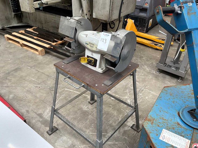 2010 optimum opti sm 250 werkbankslijpmachine - afbeelding 1 van  7