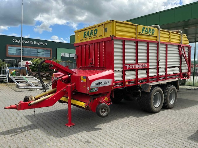 2010 pöttinger - faro 4000 - opraapwagen - afbeelding 1 van  32