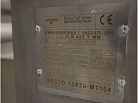 2010 prang/alco wt-36-50-2/zn 6466 rvs warmtewisselaar/ vacuüm unit - afbeelding 8 van  8