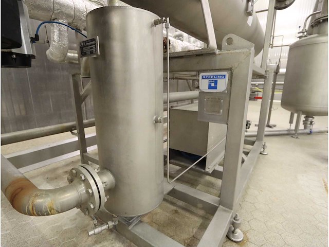 2010 prang/alco wt-36-50-2/zn 6466 rvs warmtewisselaar/ vacuüm unit - afbeelding 6 van  9