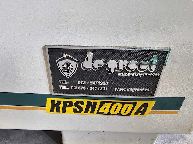 2010 rojek kpsn 400 a gecombineerde vlakvandiktebank - afbeelding 2 van  14