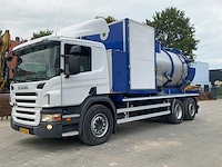 2010 scania p360b 6x2*4 vrachtwagen met 2017 amphitec flex loaderv4000 zuig installatie - afbeelding 23 van  35