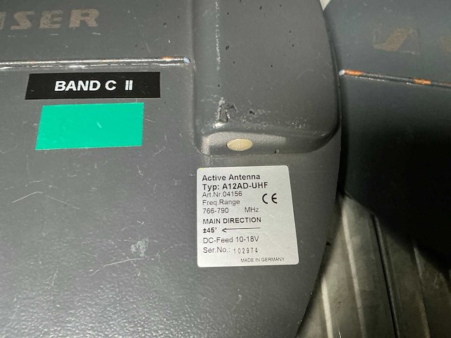 2010 sennheiser a12ad c actieve antenne (2x) - afbeelding 3 van  3