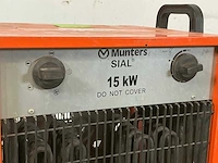 2010 sial / munters rpl 15 ft elektroheater 15kw 400v - afbeelding 2 van  7