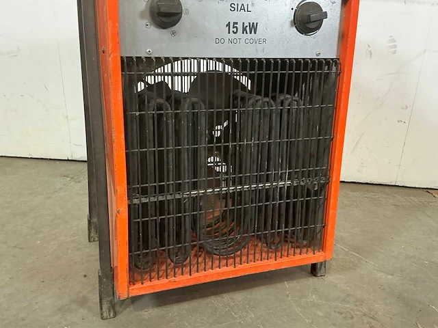 2010 sial / munters rpl 15 ft elektroheater 15kw 400v - afbeelding 3 van  7