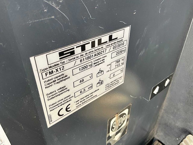 2010 still fm-x12 reach truck - afbeelding 13 van  29