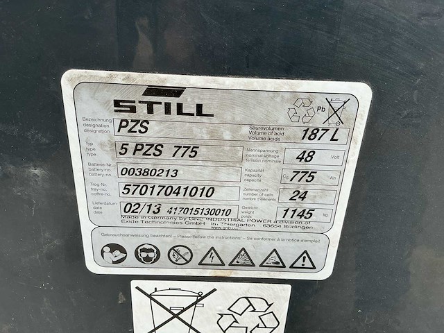 2010 still rx20-20p vorkheftruck - afbeelding 15 van  26