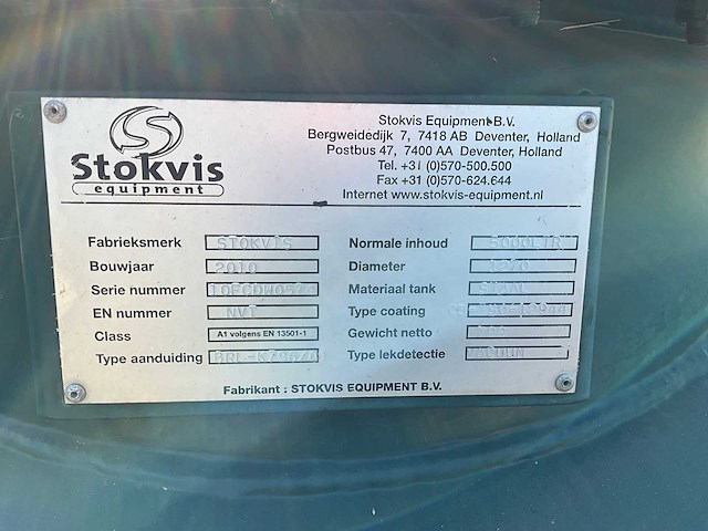 2010 stokvis dieseltank ‘5000 liter’ - afbeelding 2 van  10