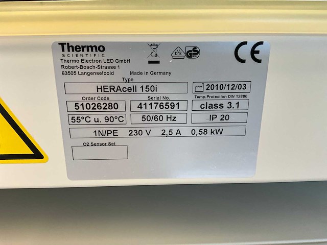 2010 thermo scientific heracell 150i gp laboratorium co2-incubator (2x) - afbeelding 14 van  15