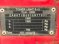 2010 tower light super light vt 1 led lichtmast aanhangwagen - afbeelding 8 van  16